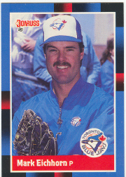 1988 Donruss Baseball Cards    121     Mark Eichhorn
